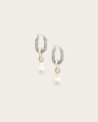 Cadence Two Tone Link Earrings