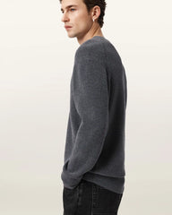 Aspen Crew Neck Waffle Sweater