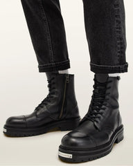 Hank Chunky Leather Boots