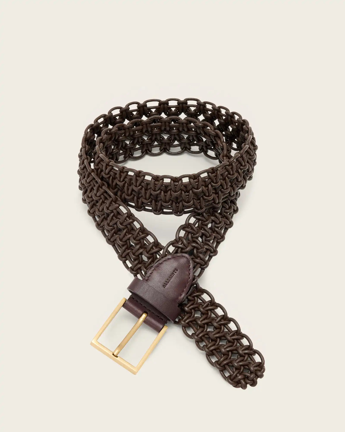 Ila Leather Woven Belt