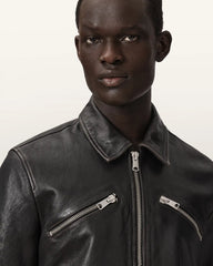 Verdi Fitted Leather Jacket