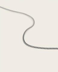 Axl Sterling Silver Large Curb Necklace