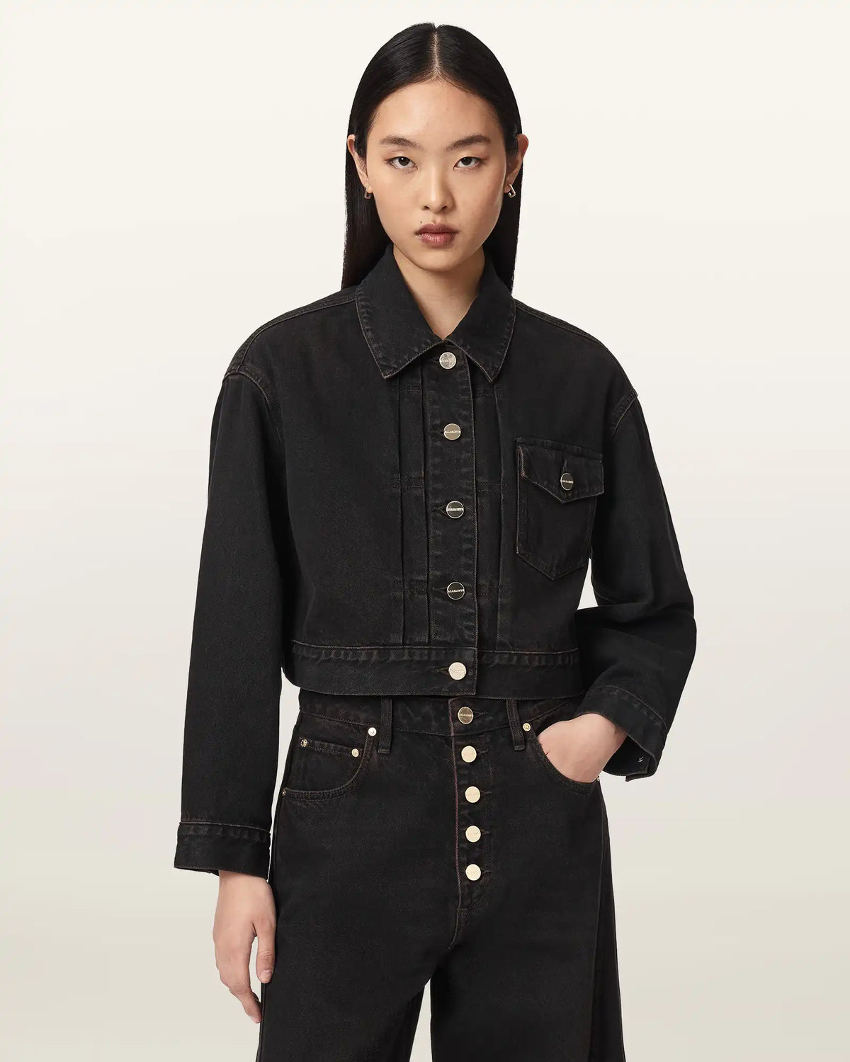 Blink Cropped Denim Jacket
