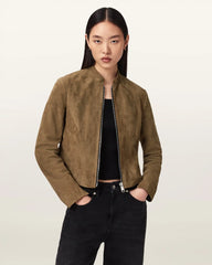 Sadler Slim Fit Suede Jacket