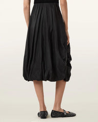 Nia Draped Midi Skirt