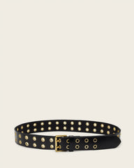 Nyla Double Eyelet Leather Belt
