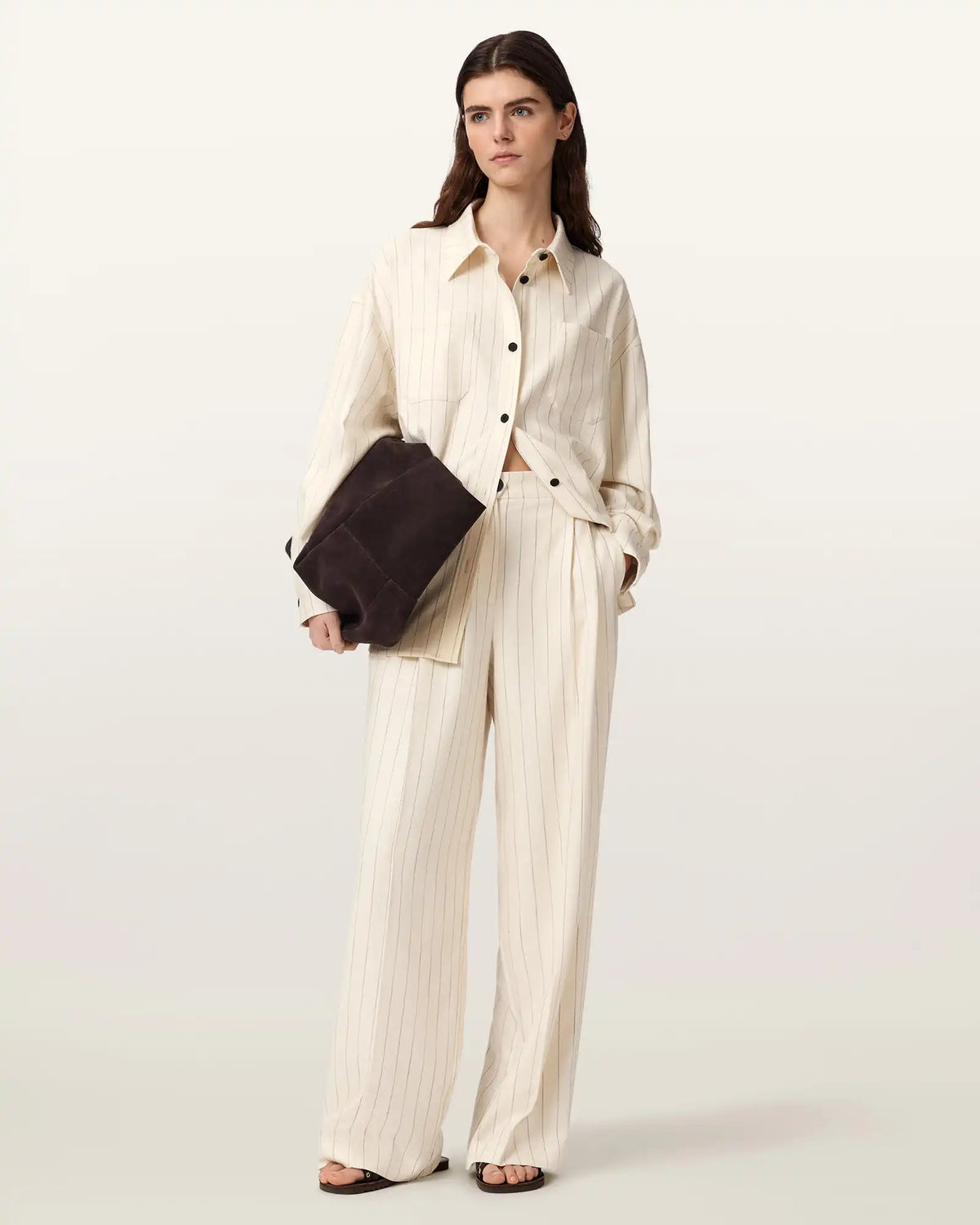 Olga Wide Leg Pleated Pants