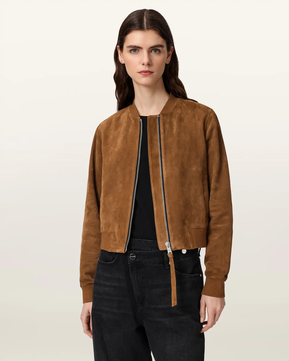 Orten Suede Bomber Jacket