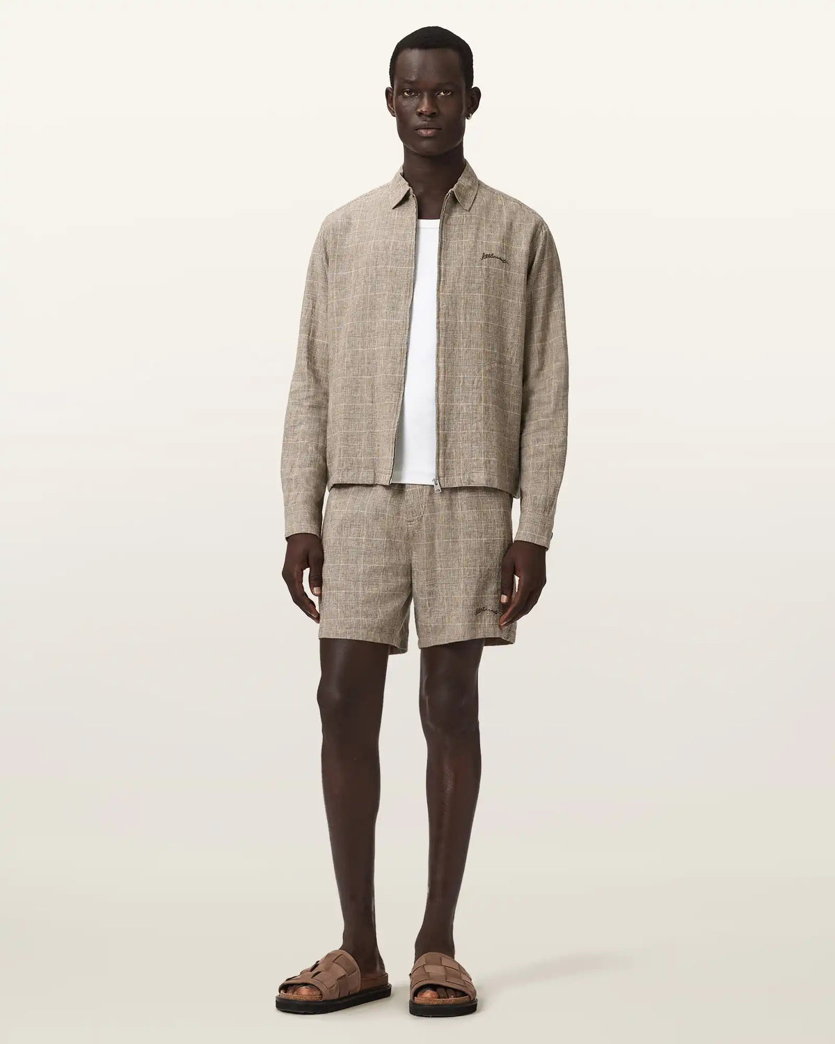 Keal Linen Blend Relaxed Fit Shorts