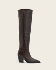 Reina Leather Zip Boots