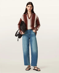 Sadie Barrel Leg Denim Jeans