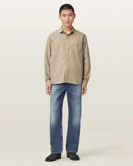 Melrose Long Sleeve Cotton Ramskull Shirt