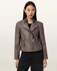Raul Leather Biker Jacket