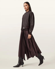 Orten Leather Bomber Jacket