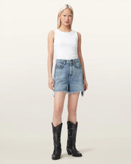 Frankie Studded Denim Shorts