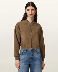 Orten Suede Bomber Jacket